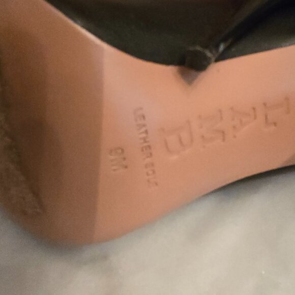 L.A.M.B. Kacee Black Peep Toe Ankle Booties by Gwen Stefani - Picture 7 of 10